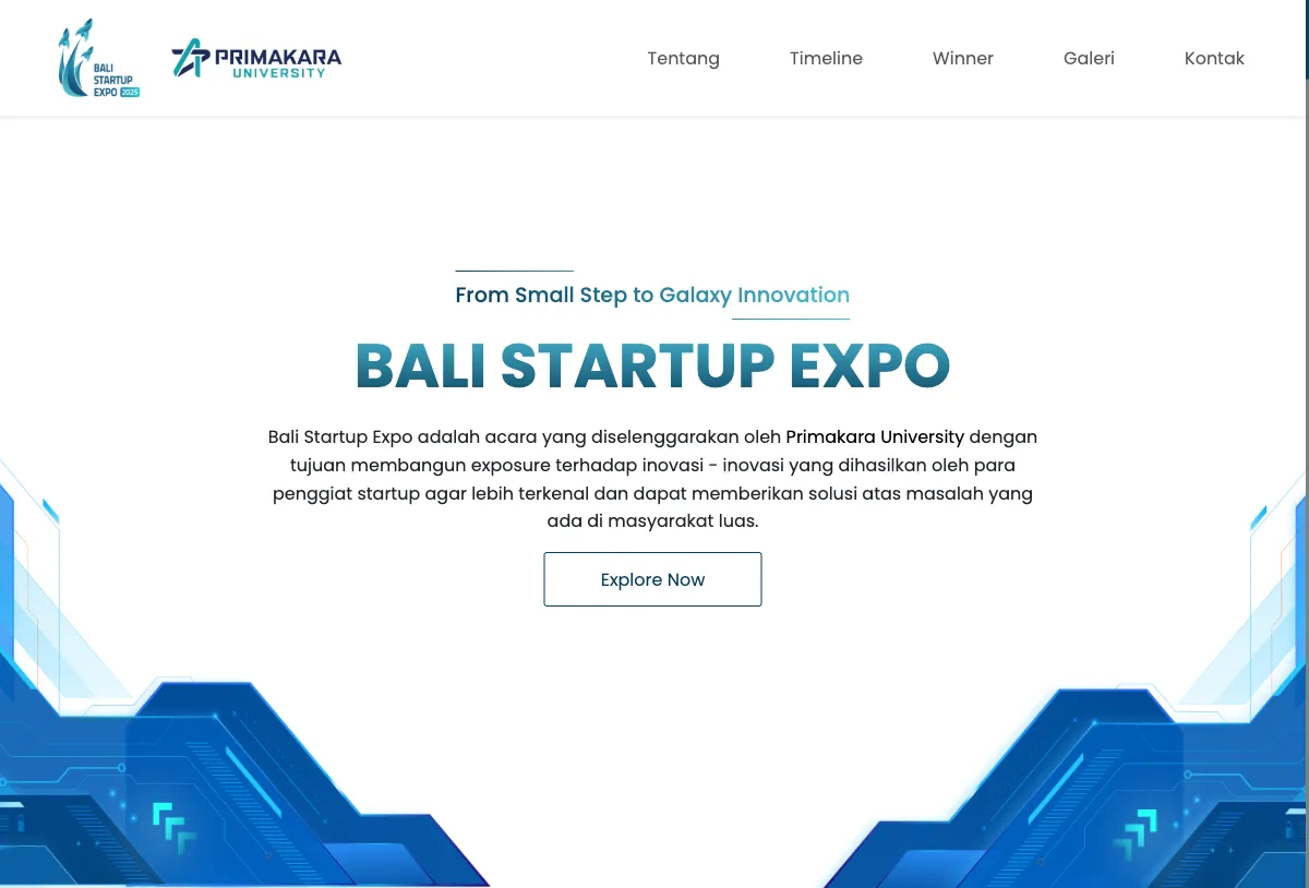 Bali Startup Expo 2021 - Stage of Innovation