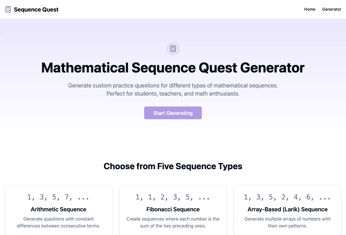 Sequence Quest