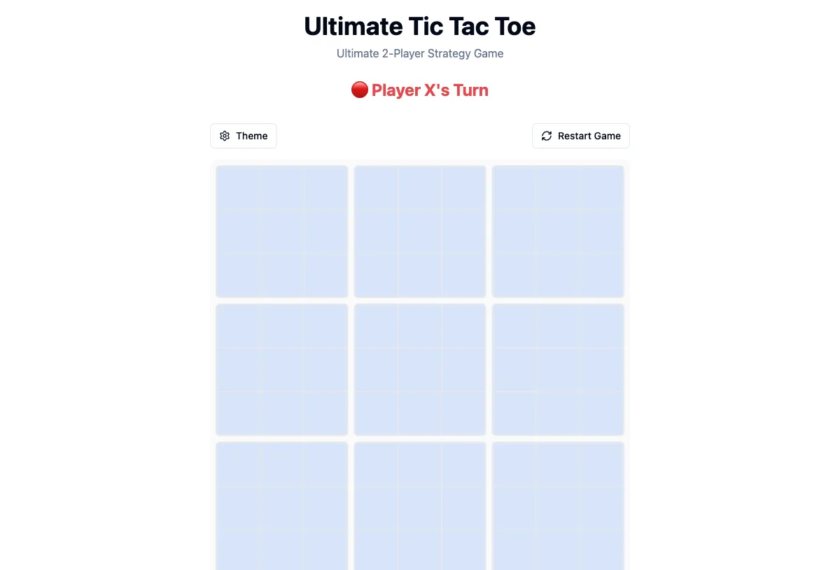 Ultimate Tic Tac Toe