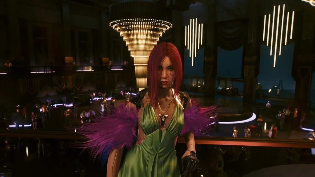 Songbird at the gala in Phantom Liberty