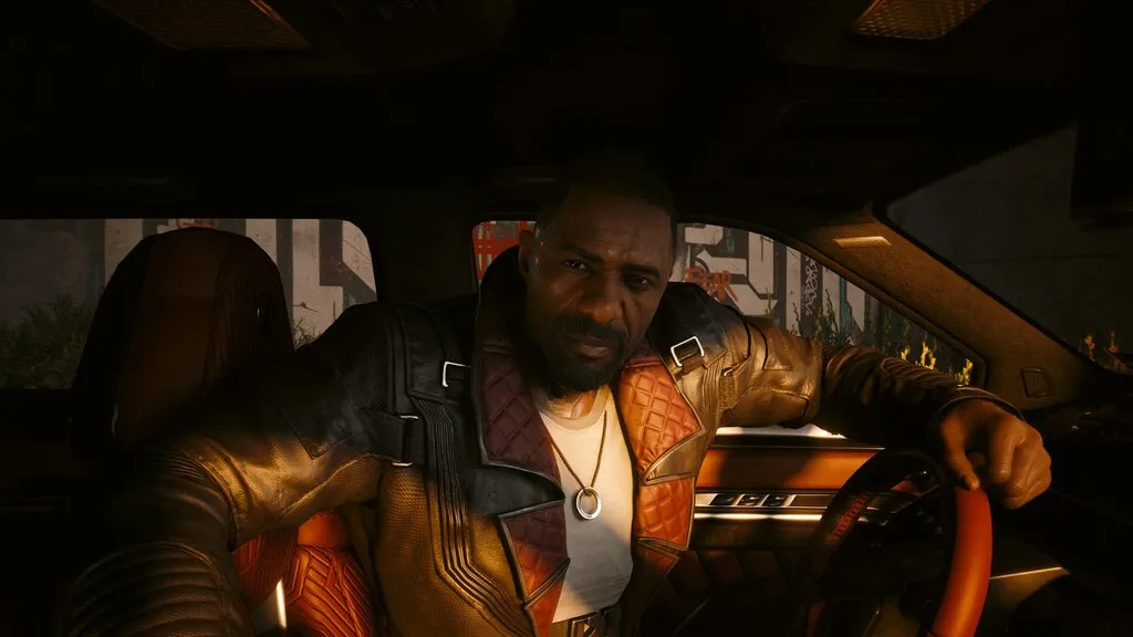 Solomon Reed driving through Dogtown