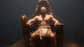 kratos sit in the trone accepting his god of war title.png