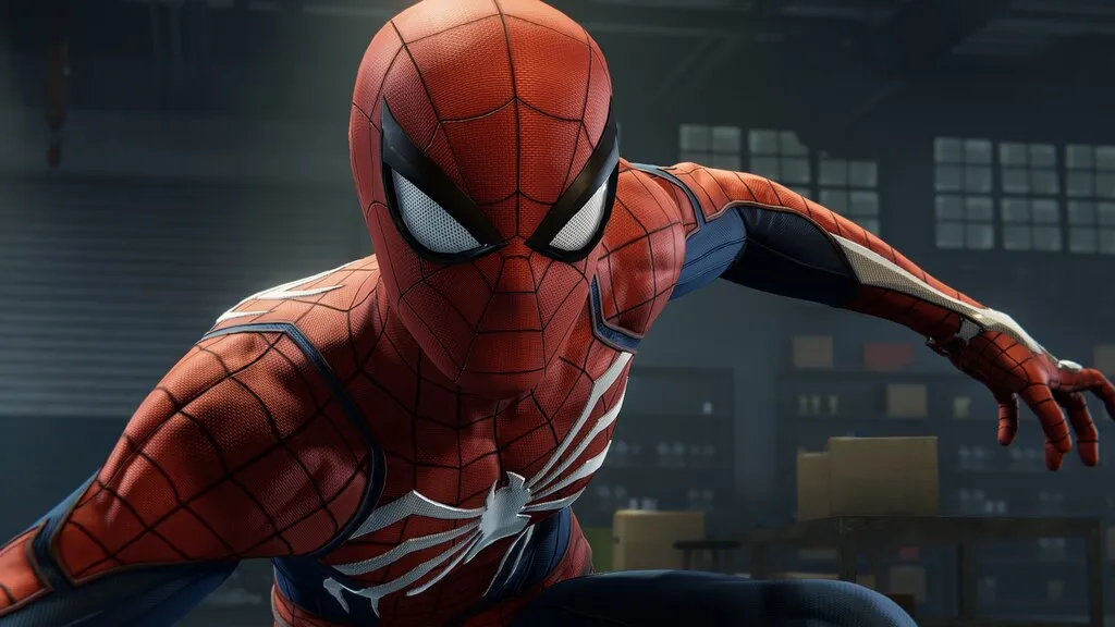 Peter Parker in the Advanced Suit