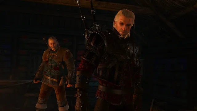 Geralt and Vesemir together