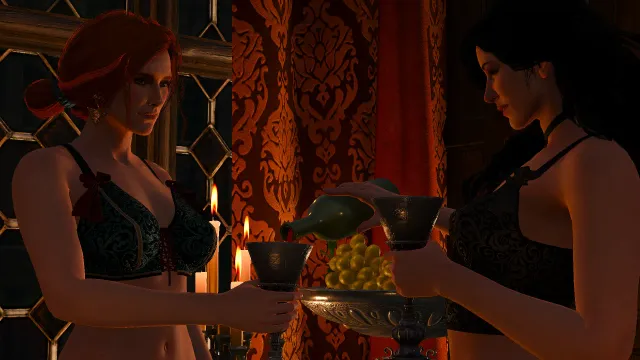 Triss and Yennefer together